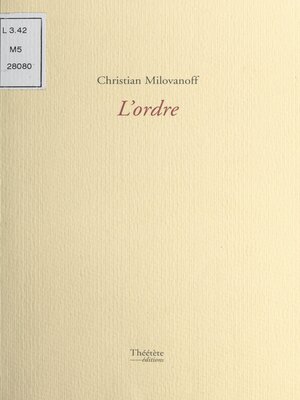 cover image of L'Ordre
